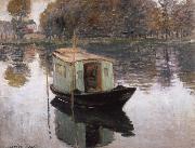 The Studio boat, Claude Monet